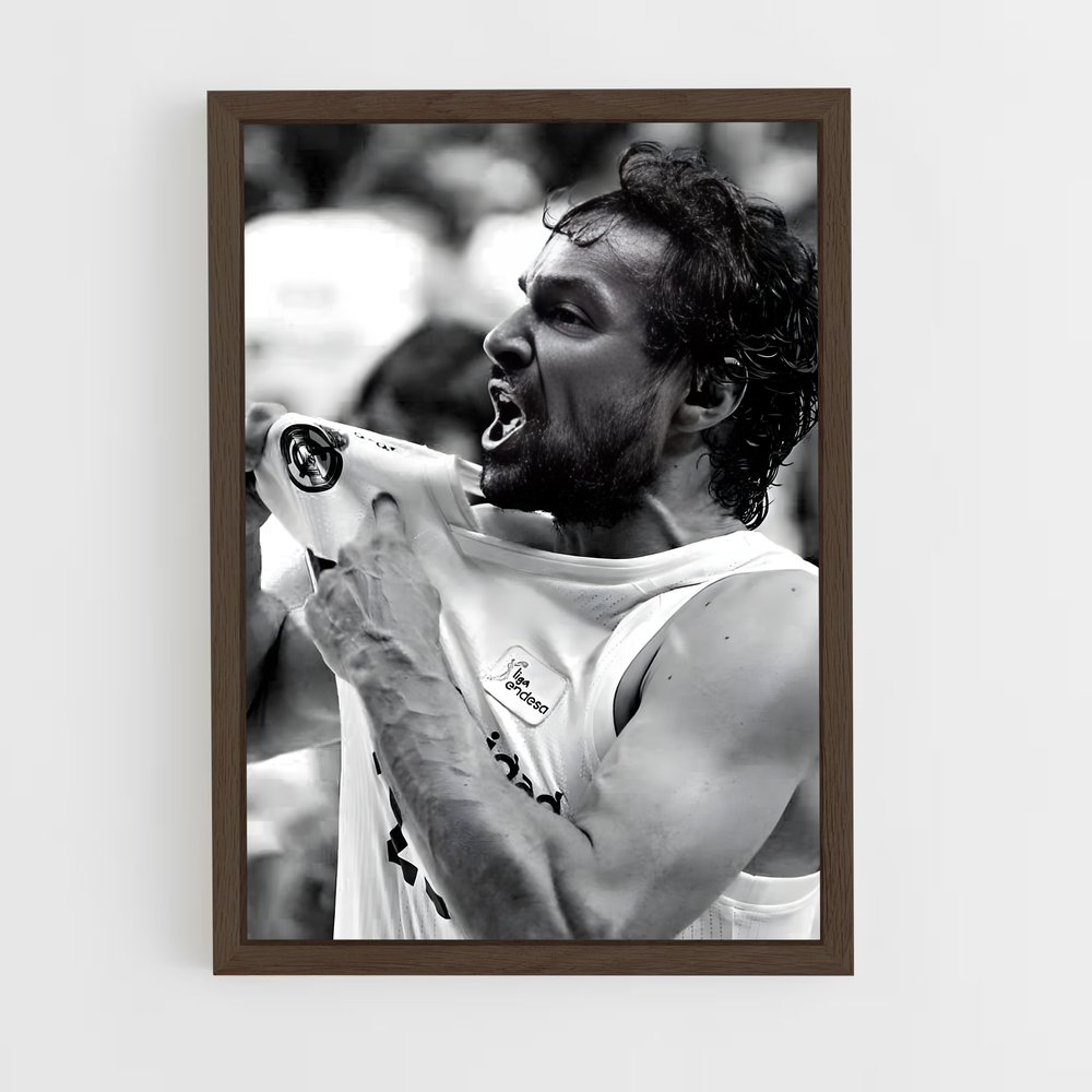 Poster Sergio de llull – affiche Basketball (vue 5)